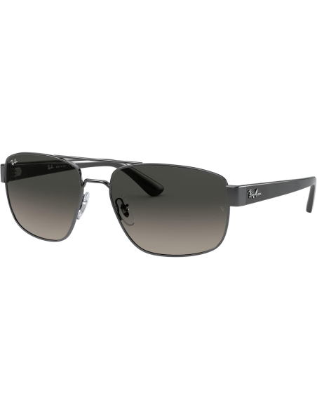 Ray Ban Rb3663 004/71 Square Shape Gris degradado Plateado Negro