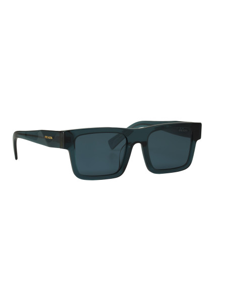 Prada SPR 19WS 08Q-420 Square Shape Crystal Blue
