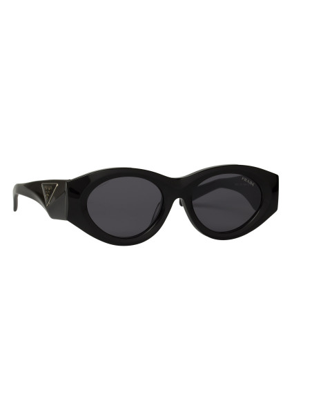 Prada PR 20ZS 1AB-5S0 Square Shape Negro Plata