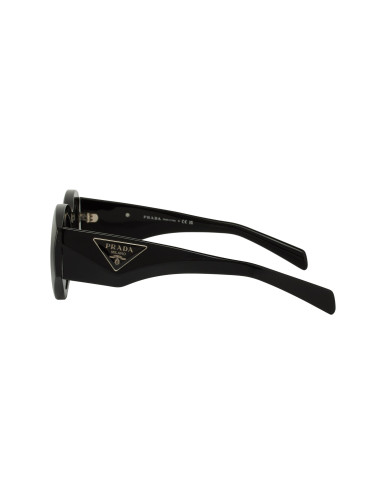 Prada PR 20ZS 1AB-5S0 Square Shape Negro Plata
