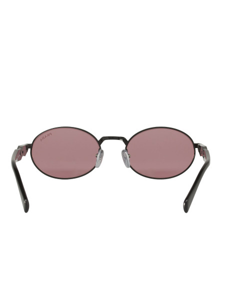 Prada SPR 65ZS ZVN-09T Oval Shape Pale Gold Dark Grey
