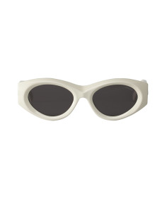 Prada SPR 20Z 142-5s0 Oval Shape Blanco Gris 2