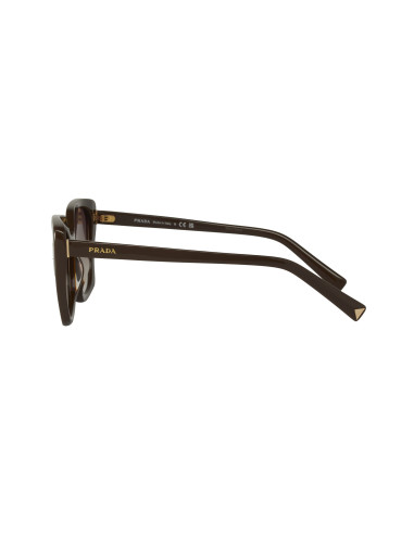 Prada SPR 23ZS 07R-0A6 Square Shape Tortoise Gradient