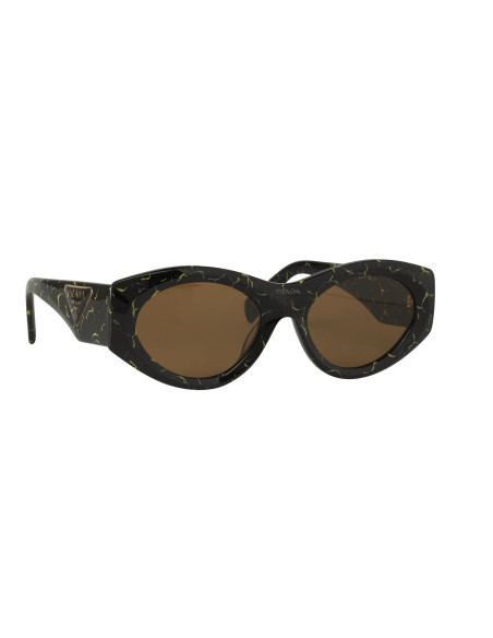 Prada PR 20ZS 19D-01T Square Shape Cafe Negro