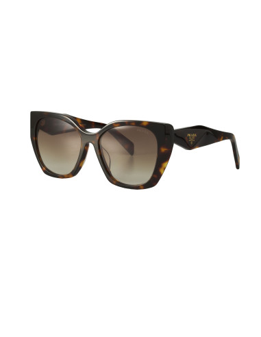 Prada SPR 19Z 2AU-6S1 Square Shape Carey Cafe Degradado