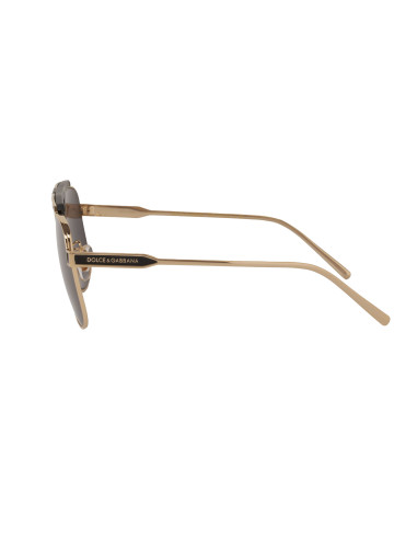 Dolce & Gabbana DG2256 1334/87 Aviator Square Negro Dorado