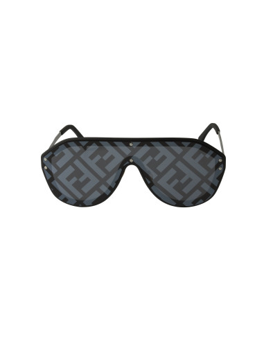 Fendi FF M0039/G/S V81/MD New Aviator Grey Black
