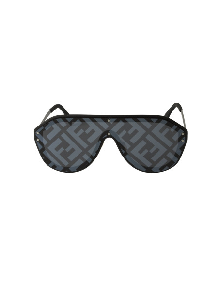 Fendi FF M0039/G/S V81/MD New Aviator Grey Black