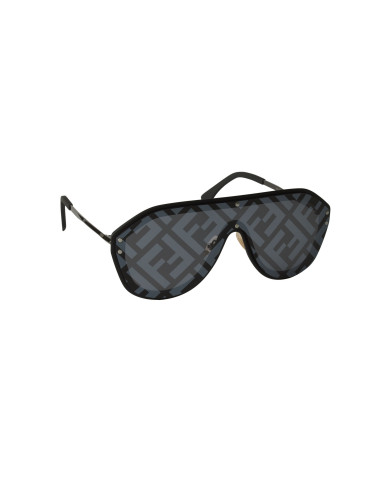Fendi FF M0039/G/S V81/MD New Aviator Grey Black