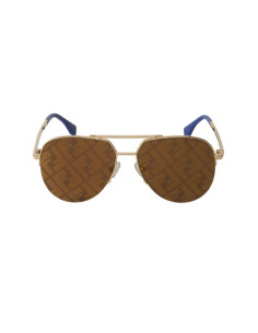 Fendi FF0036 001 New Aviator Shape Dorado Espejo 2