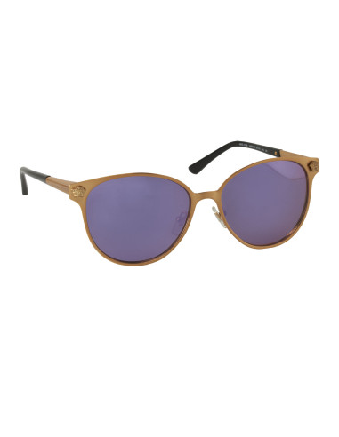 Versace Ve2168 1409/5R Round Metal Vino Espejo Dorado
