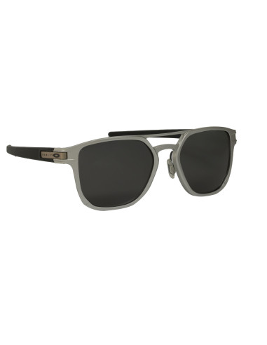 Oakley OO4128 0153 Latch Alpha Matte Silver Prizm Black Polarized