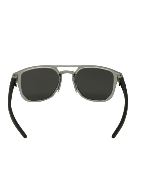 Oakley OO4128 0153 Latch Alpha Matte Silver Prizm Black Polarized