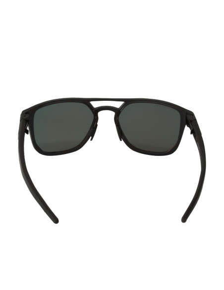 Oakley OO4128 0553 Latch Alpha Matte Black Prizm Ruby Polarized | S...