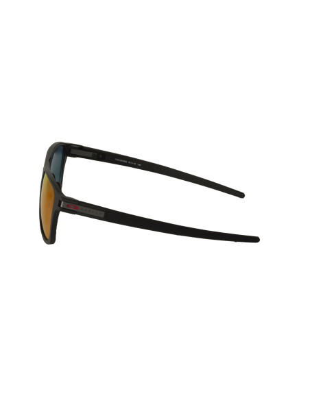 Oakley OO4128 0553 Latch Alpha Matte Black Prizm Ruby Polarized | S...