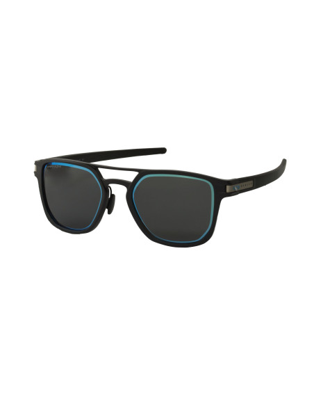 Oakley OO4128 0653 Latch Alpha Matte Black Frame Prizm Grey Origina...