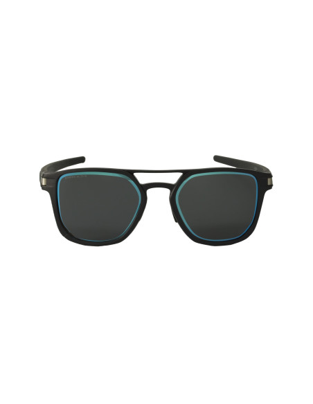 Oakley OO4128 0653 Latch Alpha Matte Black Frame Prizm Grey Origina...