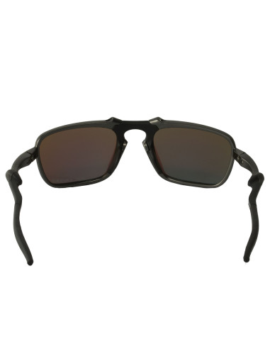 Oakley OO6020 04 Badman Sapphire Iridium Polarized Dark Plasma