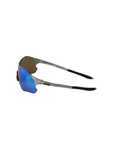 Oakley OO9308 04 EVZero Path Matte Silver Sapphire Iridium | Sunnie...