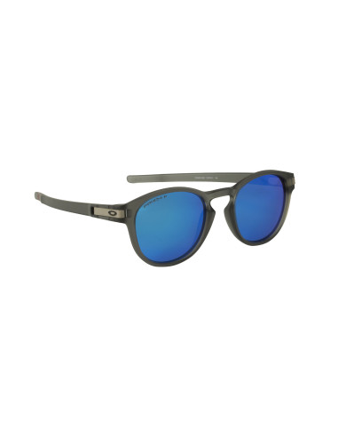 Oakley OO9265 3253 LATCH matte grey prizm sapphire polarized | Sunn...