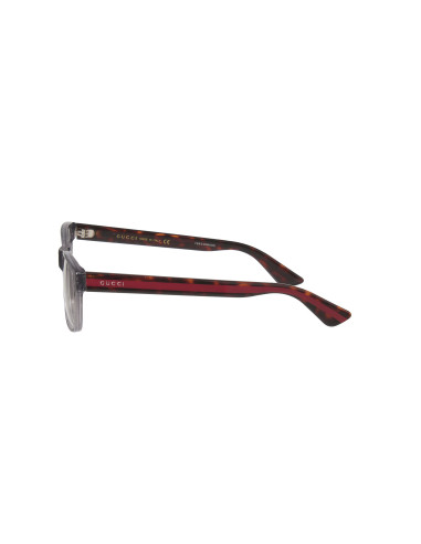 Gucci Gg0006O 008 Oftalmico Square Shape Gris transparente