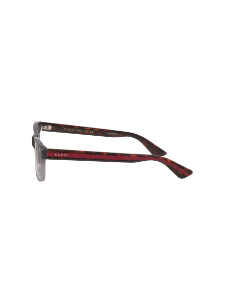 Gucci Gg0006O 008 Oftalmico Square Shape Gris transparente