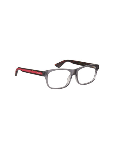 Gucci Gg0006O 008 Oftalmico Square Shape Gris transparente