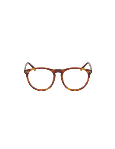 Gucci Gg0027O 003 Oftalmico Round Acetato Carey Claro | Sunnies.uno