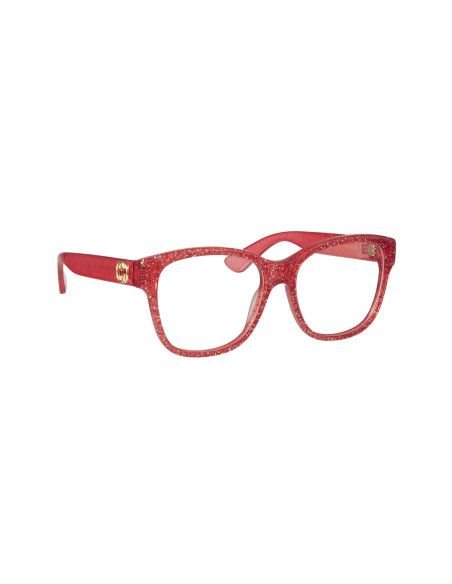 Gucci Gg0038o 004 Oftalmico Square Terracota Dorado Original