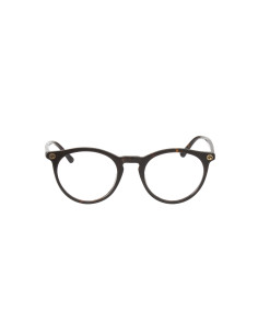 Gucci GG0121O 002 Round Shape Oftalmico Carey Dorado | Sunnies.uno 2