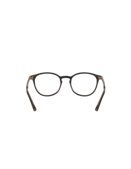 Gucci GG0187O 009 Round Shape Oftalmico Negro Dorado