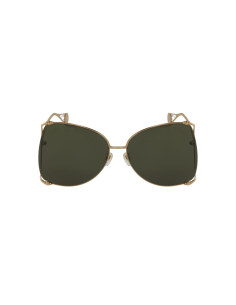 Gucci GG0252S 005 Square Shape Negro Dorado 2