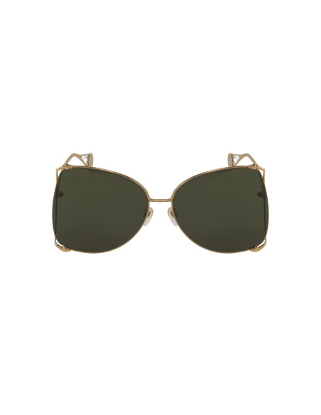 Gucci GG0252S 005 Square Shape Negro Dorado