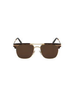 Gucci Gg0287s 003 Clubmaster Cafe Transparente Dorado Original | ... 2
