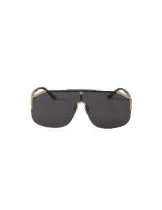 Gucci GG0291S 001 New Aviator Square Gris Negro Original | Sunnies.uno 2