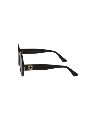 Gucci Gg0319s 001 Oval Round Fashion Negro Degradado Clasico
