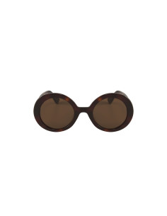 Gucci Gg0319s 002 Oval Round Fashion Carey Cafe transparente 2