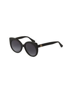 Gucci Gg0325S 001 Round Acetato Negro Gris Dorado