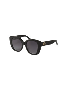 Gucci Gg0327S 001 Square Oversized Negro Gris degradado