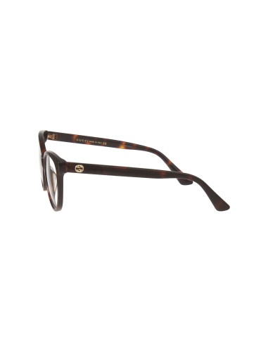 Gucci Gg0329O 002 Oftalmico Round Carey Cafe Acetato  | Sunnie...