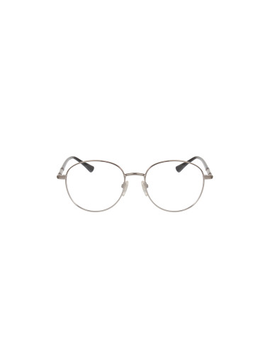Gucci Gg0392O 001 Oftalmico Round Plateado Negro | Sunnies.uno