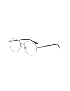 Gucci Gg0392O 001 Oftalmico Round Plateado Negro | Sunnies.uno