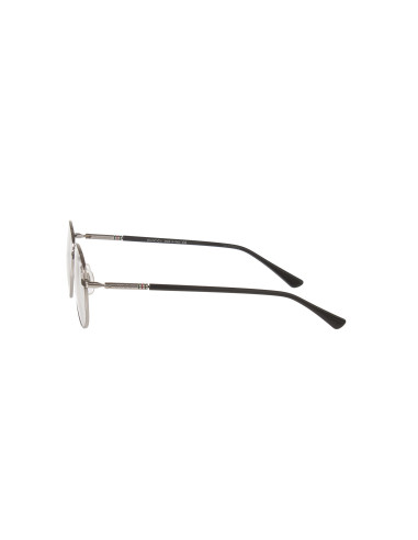 Gucci Gg0392O 001 Oftalmico Round Plateado Negro | Sunnies.uno