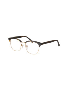 Gucci GG0409OK 002 Oftalmico Square Shape Carey Dorado | Sunnies.uno