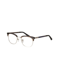 Gucci GG0698OA 004 Oftalmico Square Shape Carey Plata | Sunnies.uno