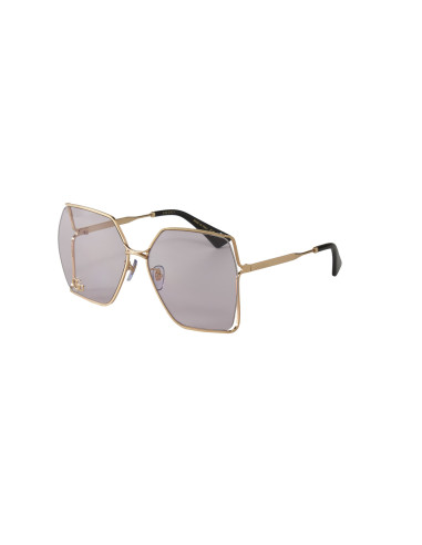 Gucci Gg0817S 007 Geometric Shape Lila Transparente Dorado