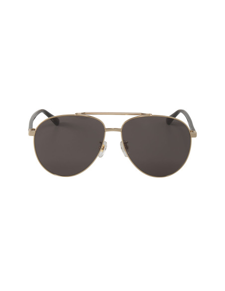Gucci Gg0043SA 002 Aviator Metal Shape Gris Dorado Original