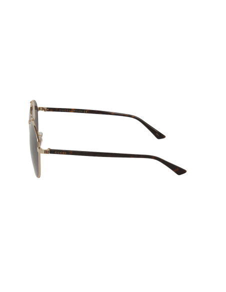 Gucci Gg0043SA 003 Aviator Metal Negro Carey Original