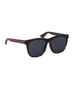 Gucci GG0057SK 004 Square Shape Carey Cafe Azul Original 2