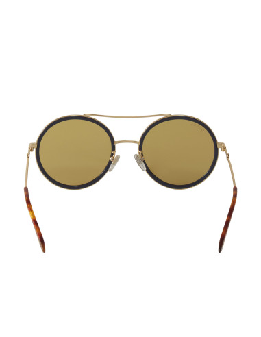 Gucci Gg0061s 015 Round Double Bridge Cafe degradado Rojo Blanco | Sunnies.uno